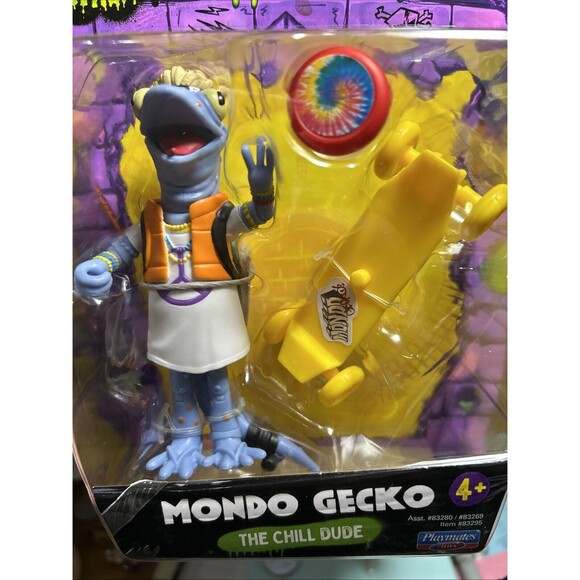 NEW TMNT Mutant Mayhem Mondo Gecko 4.5 in Action Figure - Picture 6 of 6